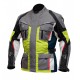 Pánska textilná moto bunda Cyber Gear Tour Long, fluo