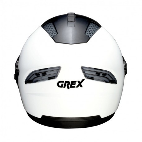 Moto helma Grex G4.2 PRO Kinetic N-Com Metal White 4