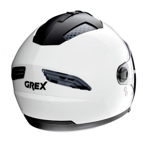 Moto helma Grex G4.2 PRO Kinetic N-Com Metal White 4