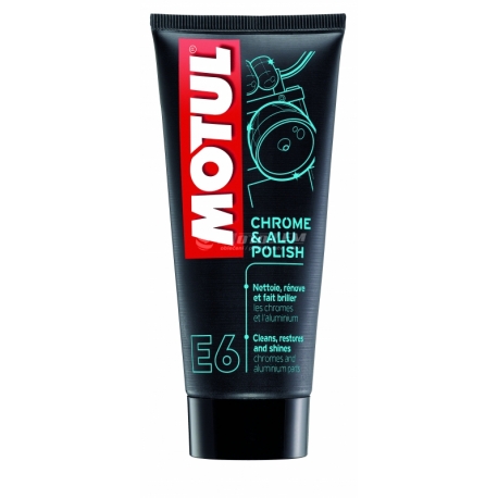 Čistič chromu Motul E6 Chrome & Alu Polish 100ml