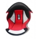Interiér helmy Nolan N86 Red, 2XL