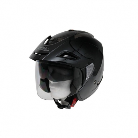 Moto helma Cyber U-388, černá lesklá