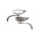 Zrcátko TechStar Retro Chrome Flames, 1 ks