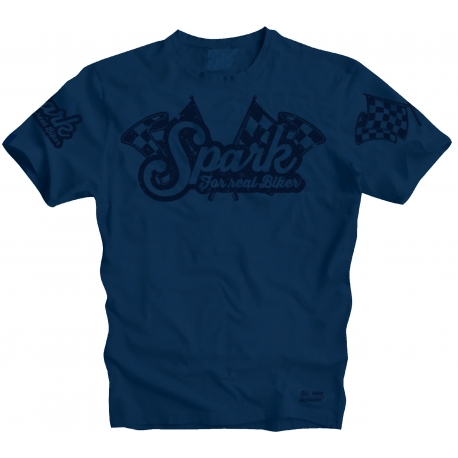 Pánské tričko Spark S015-N, modré