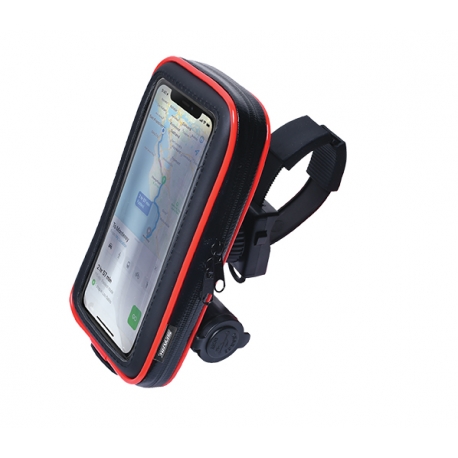 Pouzdro Spark MTH1-63H na mobil "6,3  s držákem a USB nabíječkou