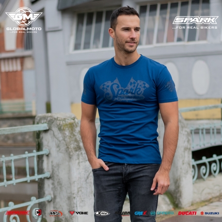 Pánské tričko Spark S015-N, modré