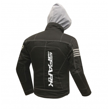 Pánska textilná moto bunda Spark Aero, Dark Grey
