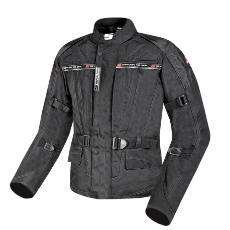 Pánska textilná moto bunda Spark Dura, Black