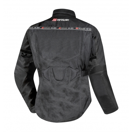Pánska textilná moto bunda Spark Dura, Black