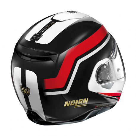 Moto helma Nolan N100-5 Plus Anniversary N-com Metal Black 40