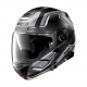 Moto helma Nolan N100-5 Upwind Flat Black N-Com  57