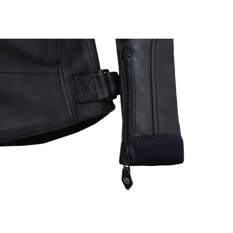 Pánska kožená moto bunda Spark Motostar Black