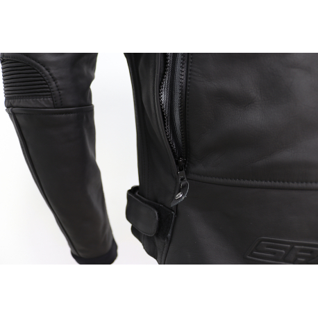 Pánska kožená moto bunda Spark Motostar Black