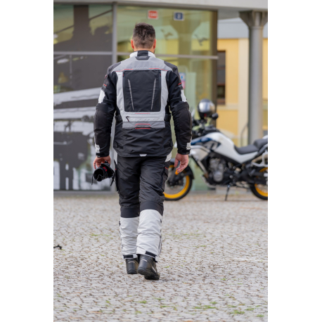 Dámska textilná moto bunda Spark Lady Vintage Evo, modrá