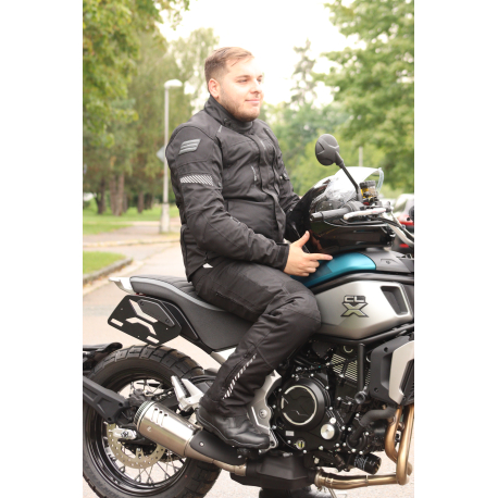Dámske textilné moto nohavice Spark Nora, čierne