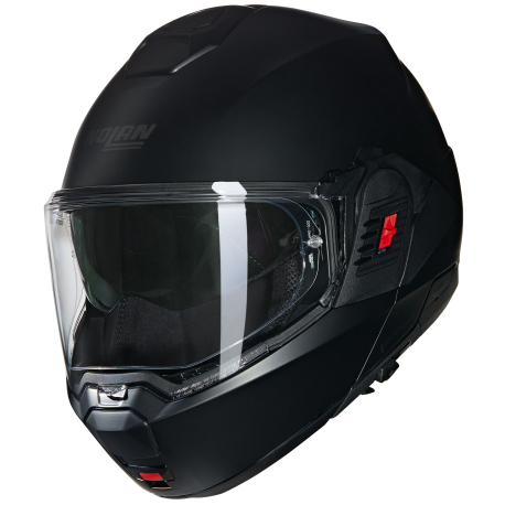 Moto helma Nolan N100-6 Classico  N-COM Matná Černá 302