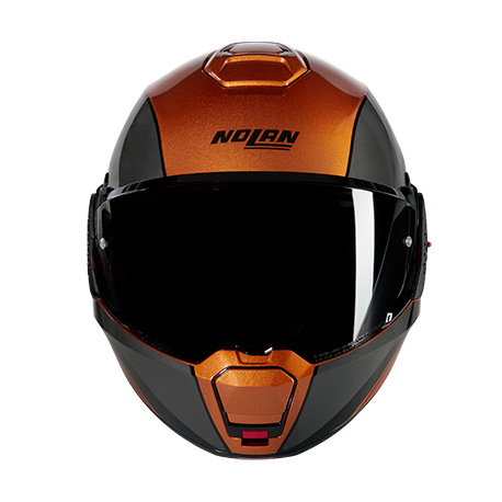 Moto helma Nolan N120-1 Verniciatura Speciale  N-com Ocra/Nero  343