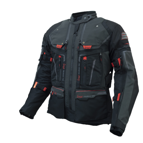 Dámska textilná moto bunda Spark Lady Vintage Evo, modrá