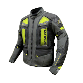 Dámska textilná moto bunda Spark Lady Vintage Evo, modrá